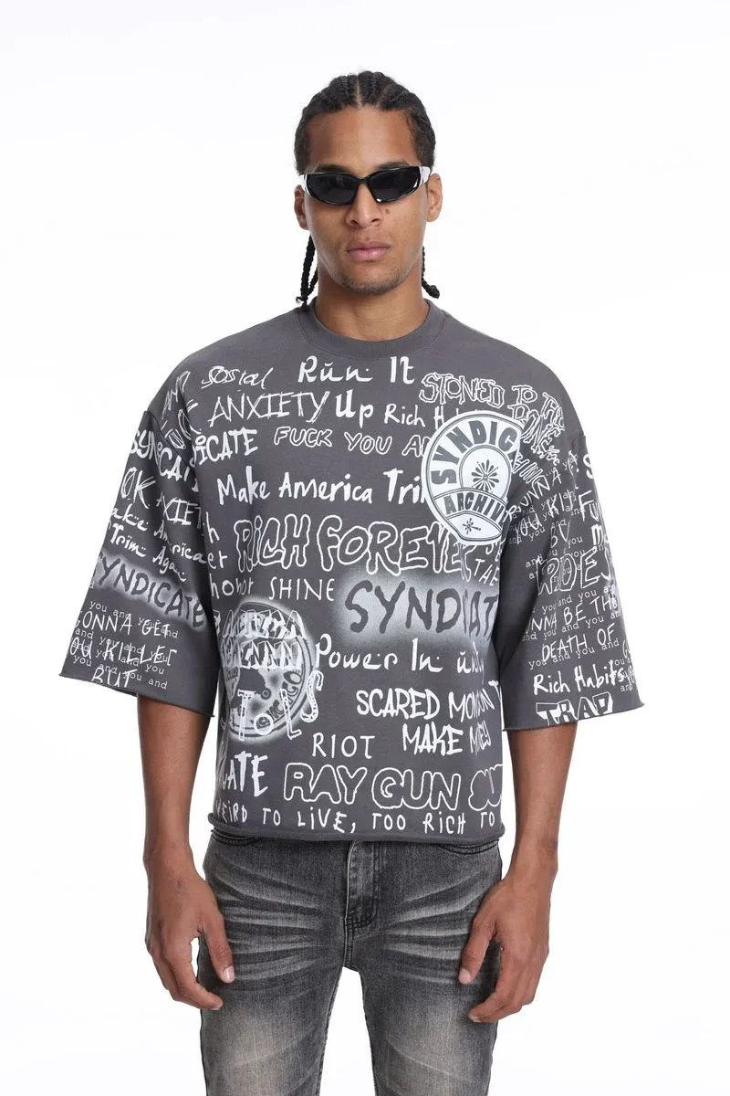 16 Crop Wolf GRY