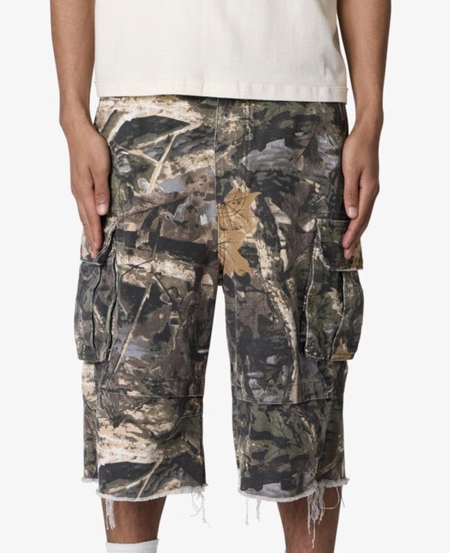 Ultra Baggy Cargo Shorts - Forest Camo