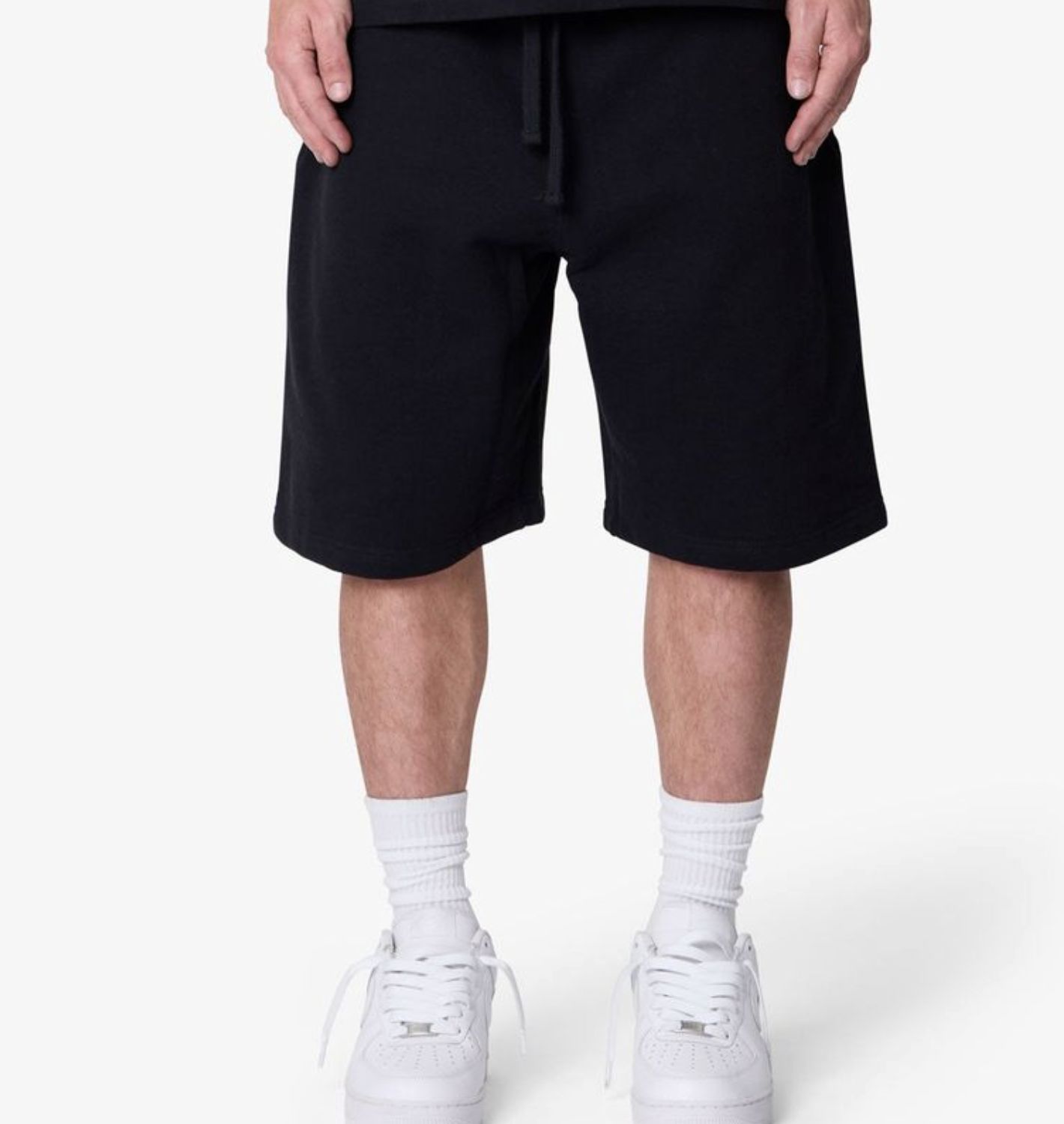 Heavy Basic Sweatshorts - Washed Black