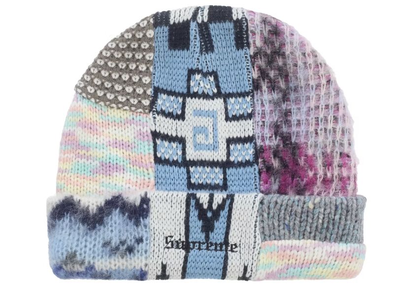 Supreme Patchwork Beanie