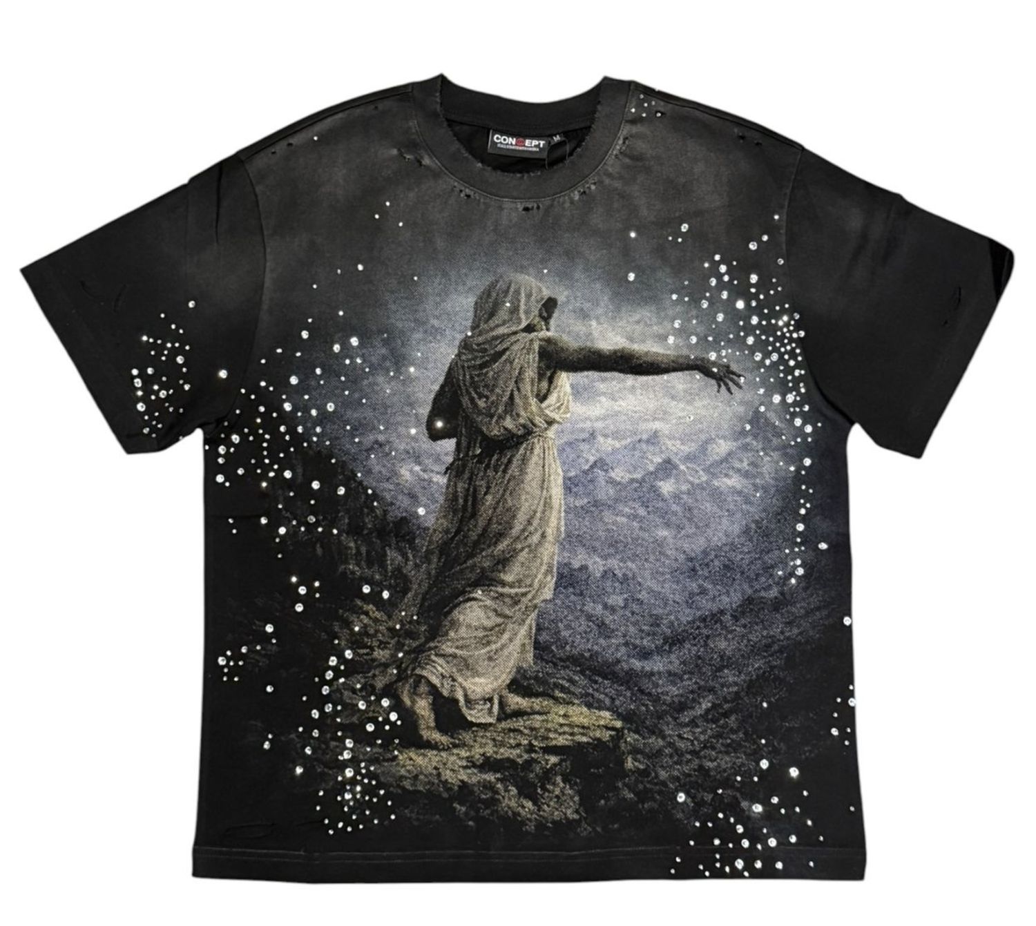 Concept "Seek" Tee Black Wash