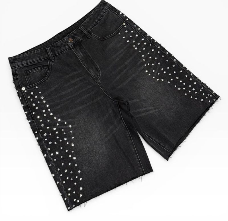 Concept "Chandler" Jorts Black Wash