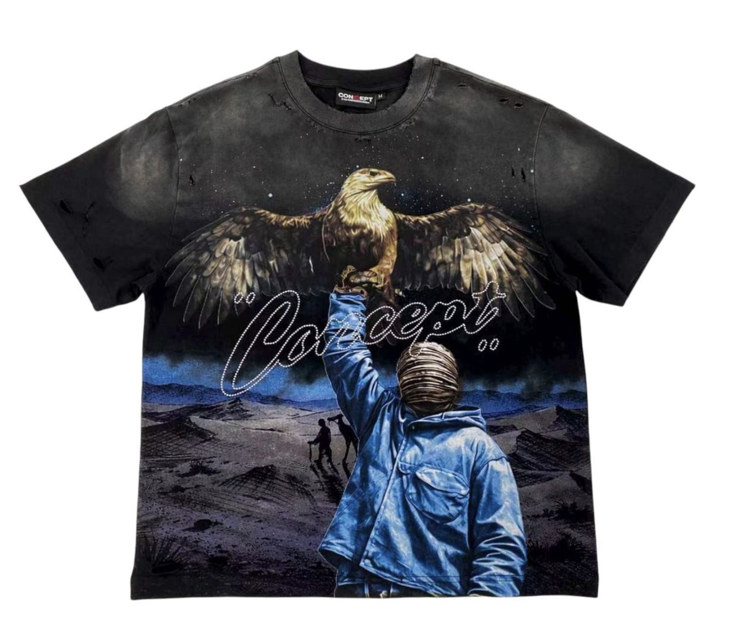 Concept "Sacred" Tee Black Wash