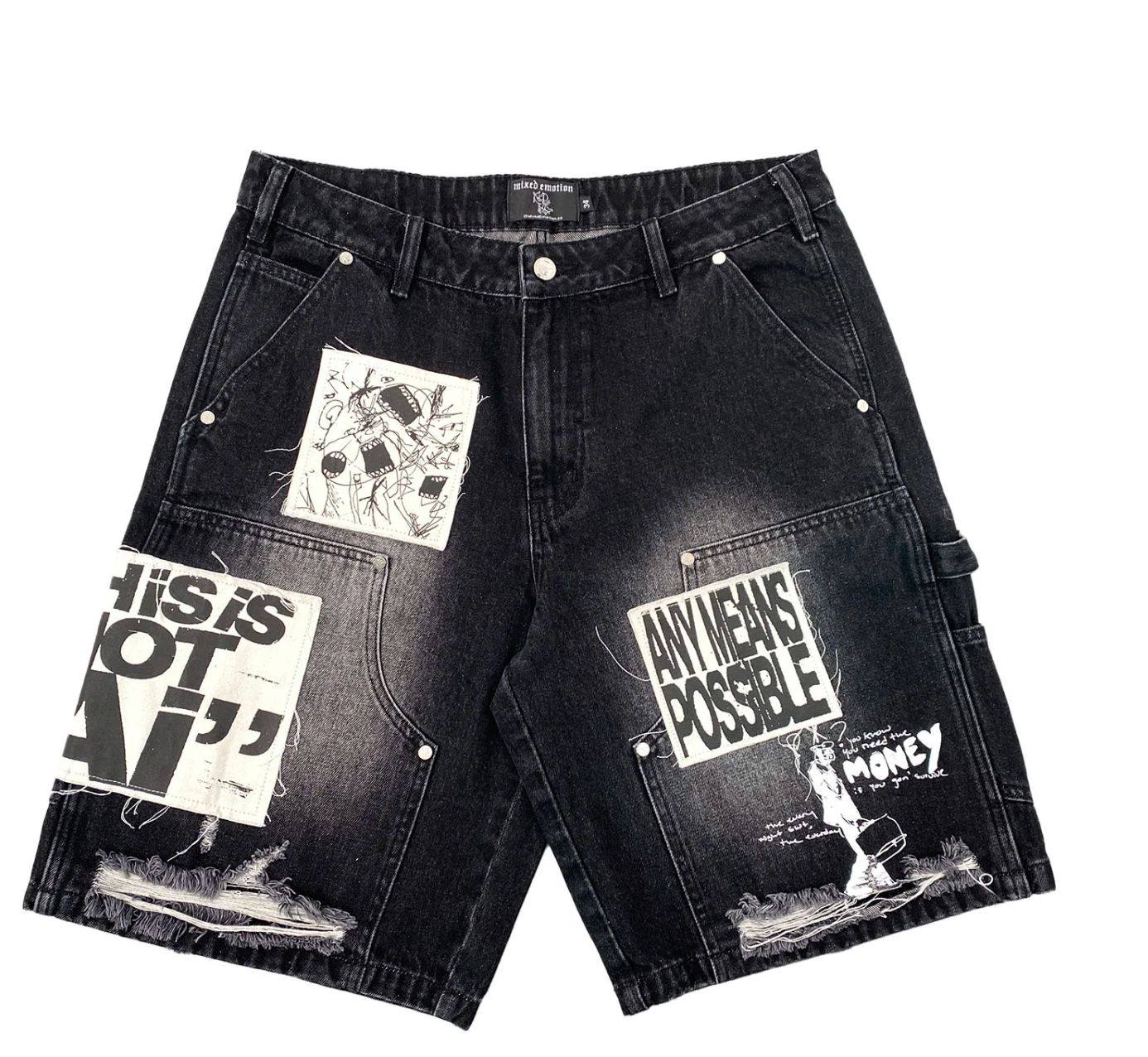 AI Denim Shorts