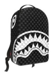 Sprayground B/W Drip Check Backpack