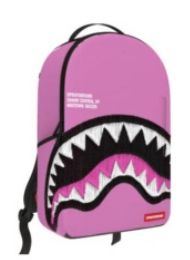 Sprayground Shark Central White/Pink Backpack