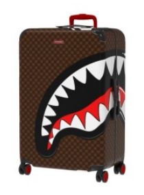 Sprayground Brown Sharks In Paris Luggage