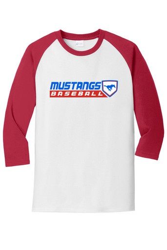Mustangs Raglan Tee NEW LOGO!!