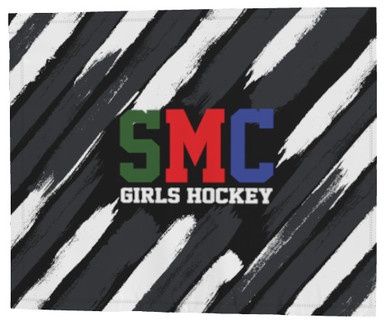 SCM Girls Hockey Fleece Blanket