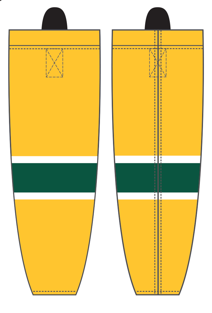Jr Sentinels Performance Game Socks - Gold