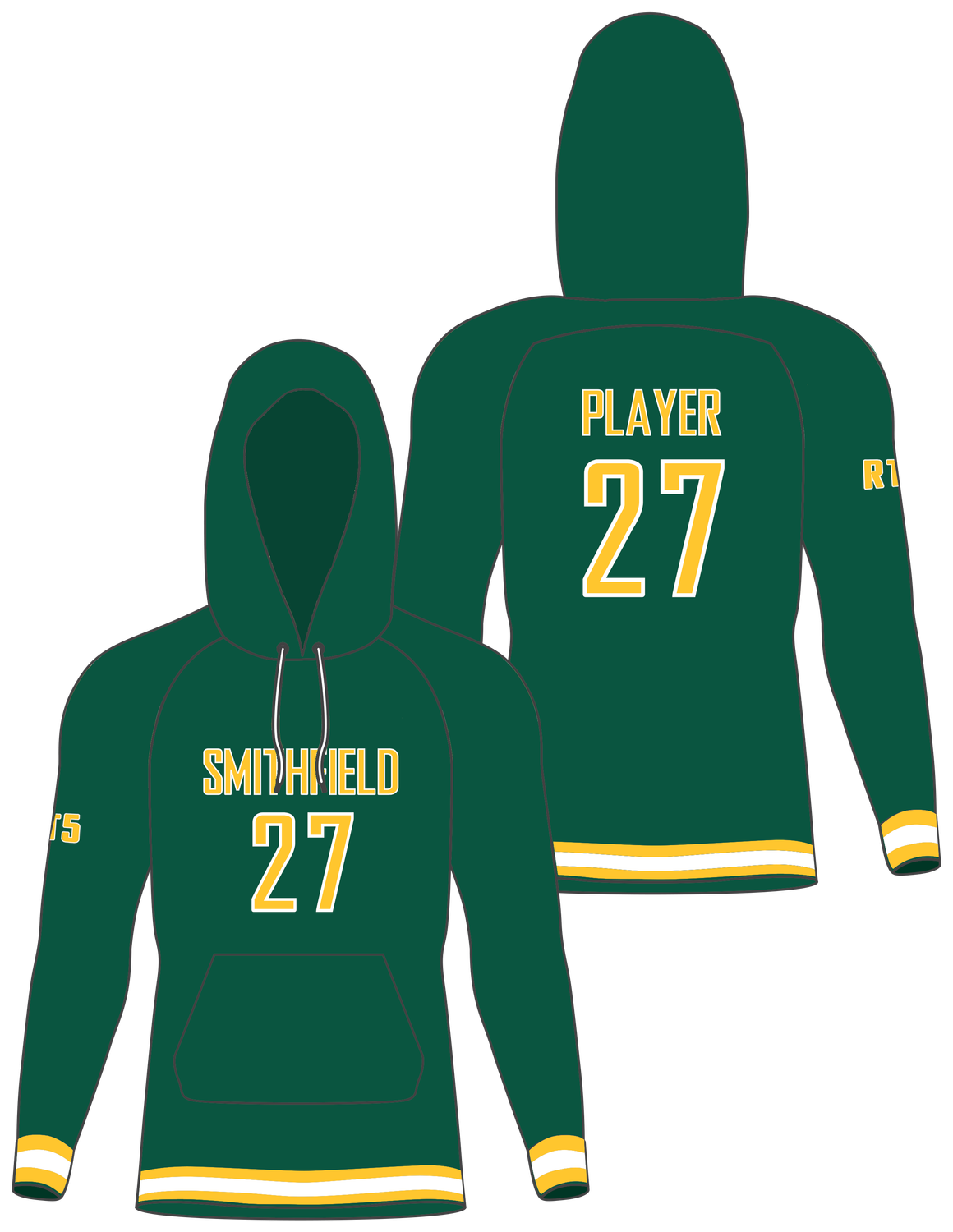 Smithfield Boys Lacrosse Jersey Hoody