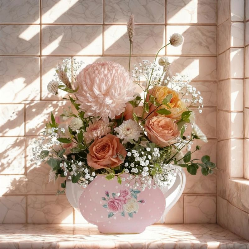 Mother's Day Bloom - Pink Teapot