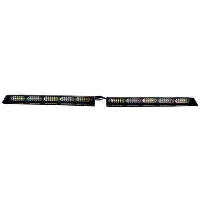 Tri-Color Gen4 Visor warning bar - RED WHITE BLUE - SUPER FLOOD