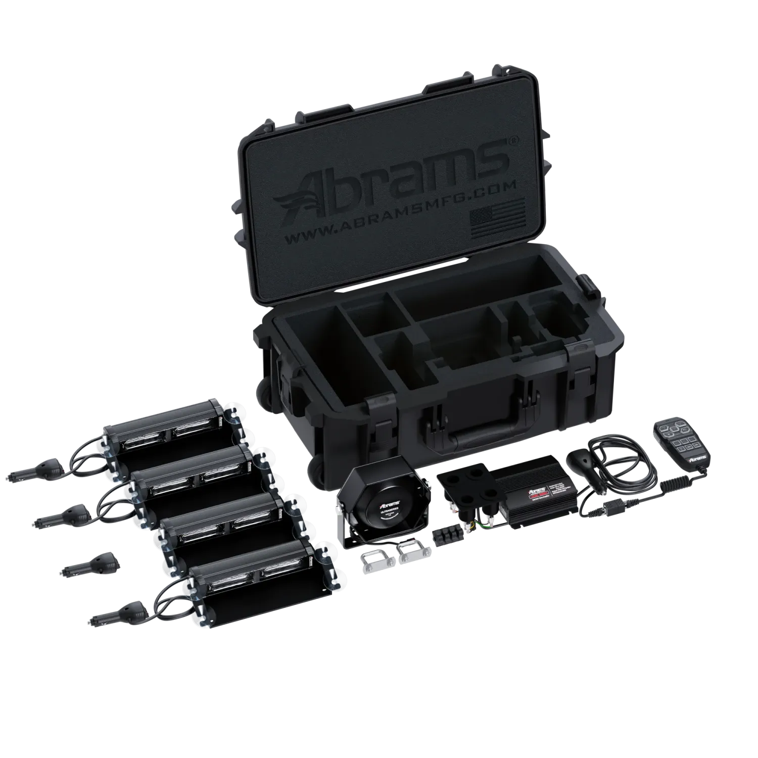 Abrams Covert Portable Vehicle Lights &amp; Sirens System