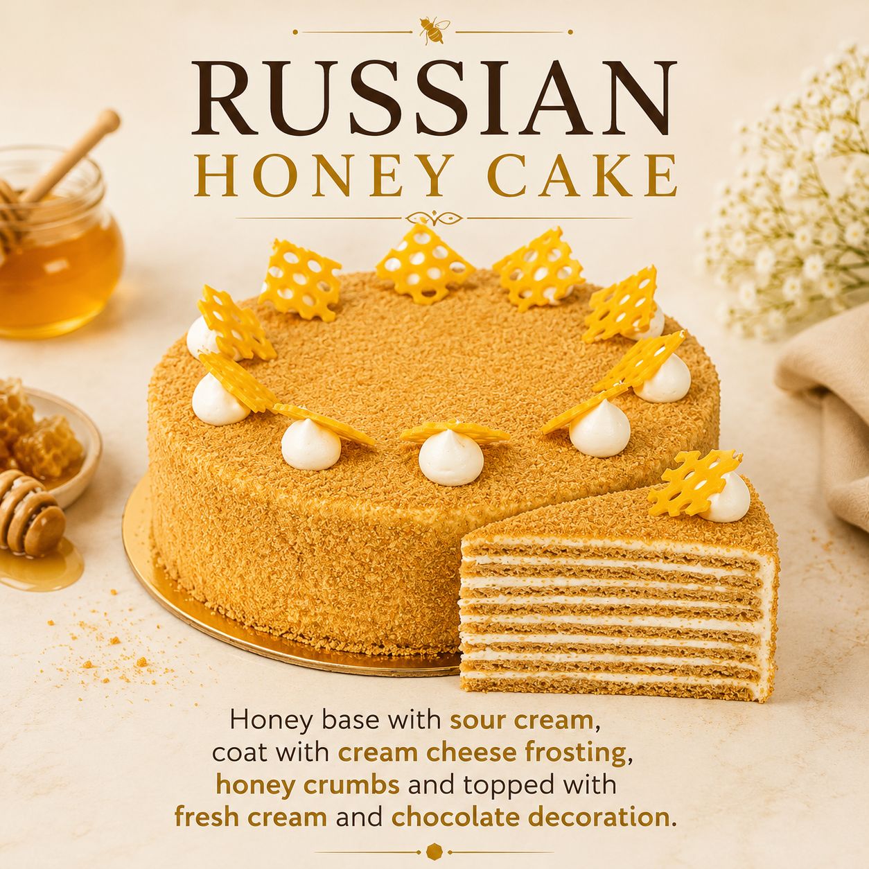 Russian Honey Cake
