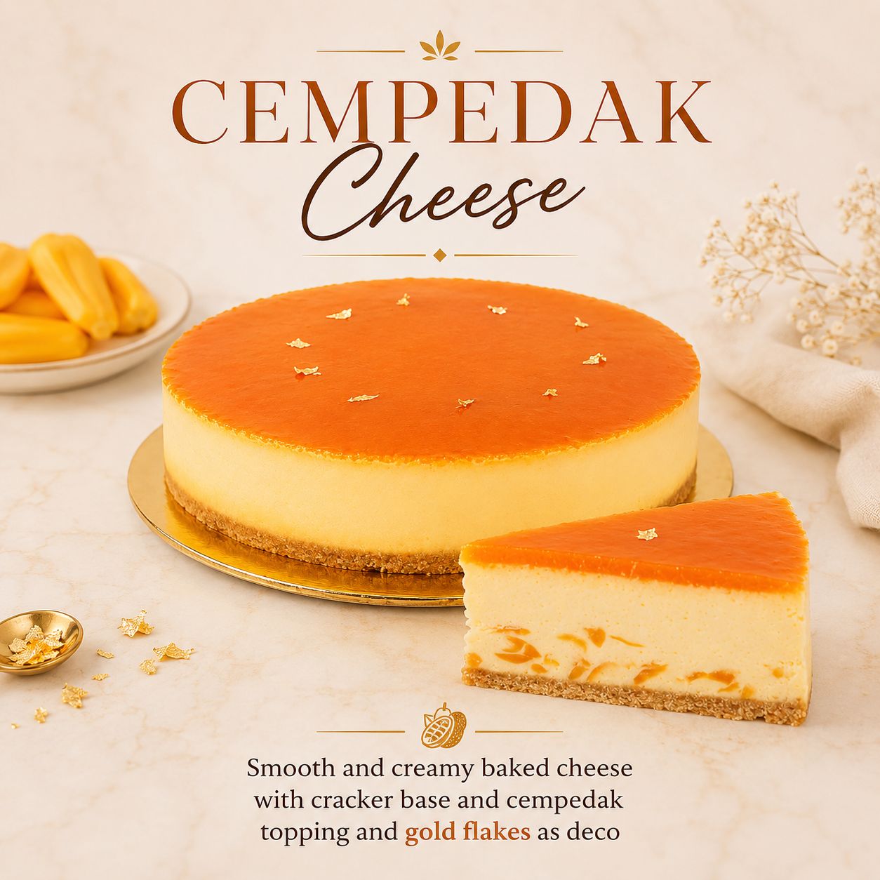 Cempedak Cheesecake