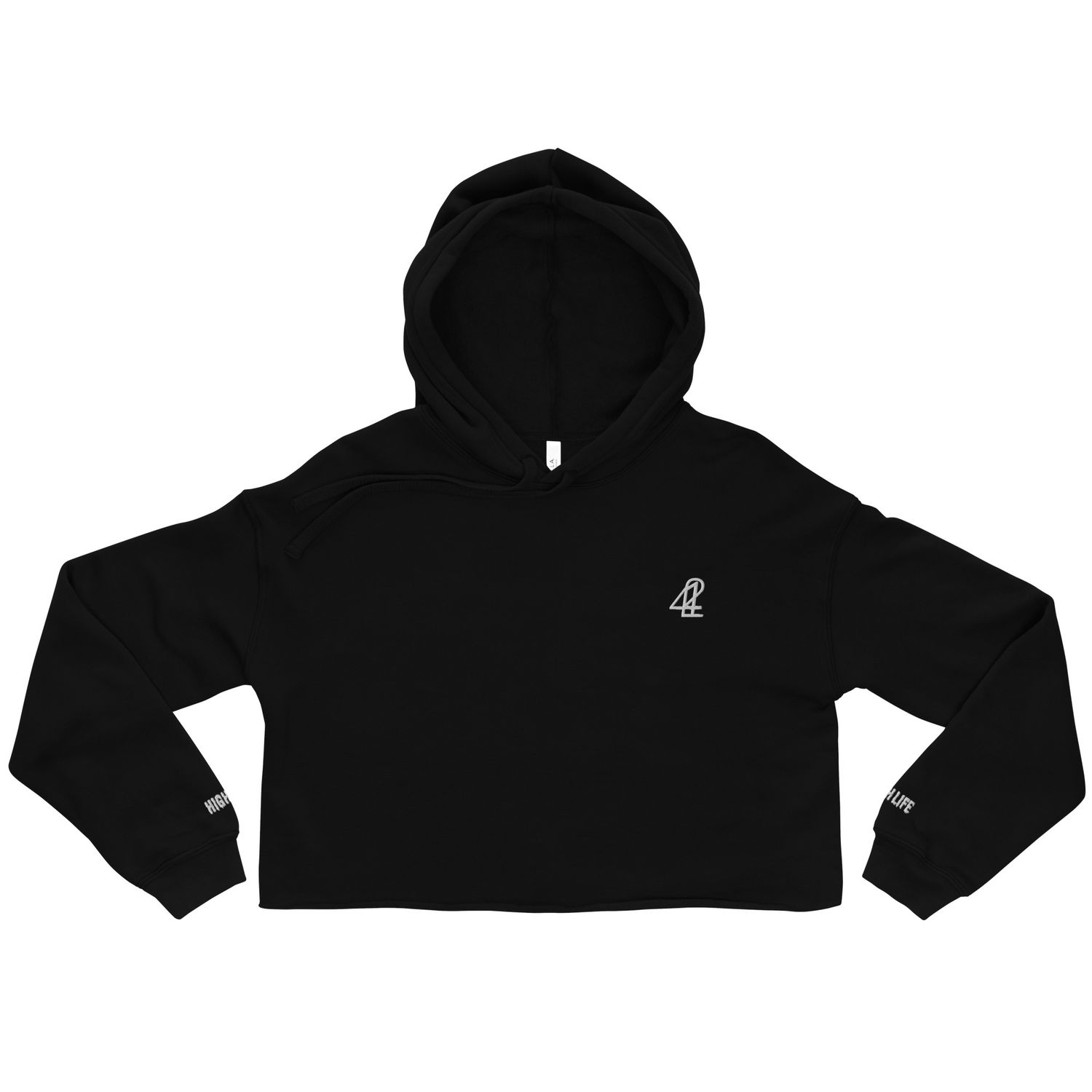 421Streetware // HIGH LIFE Cropped Fleece Hoodie