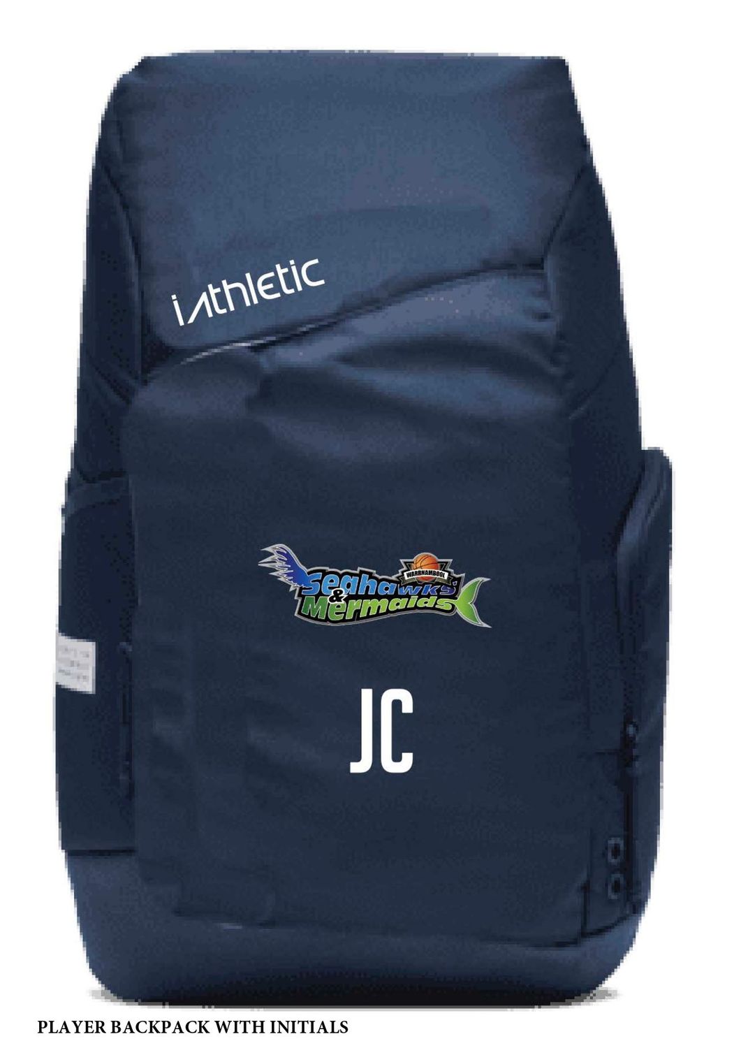PLAYER BACKPACK WITH INITIALS
