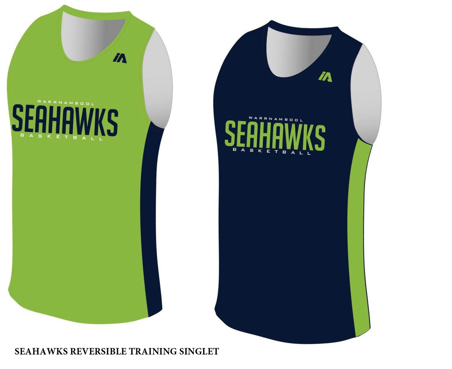 SEAHAWKS REVERSIBLE TRAINING SINGLET
