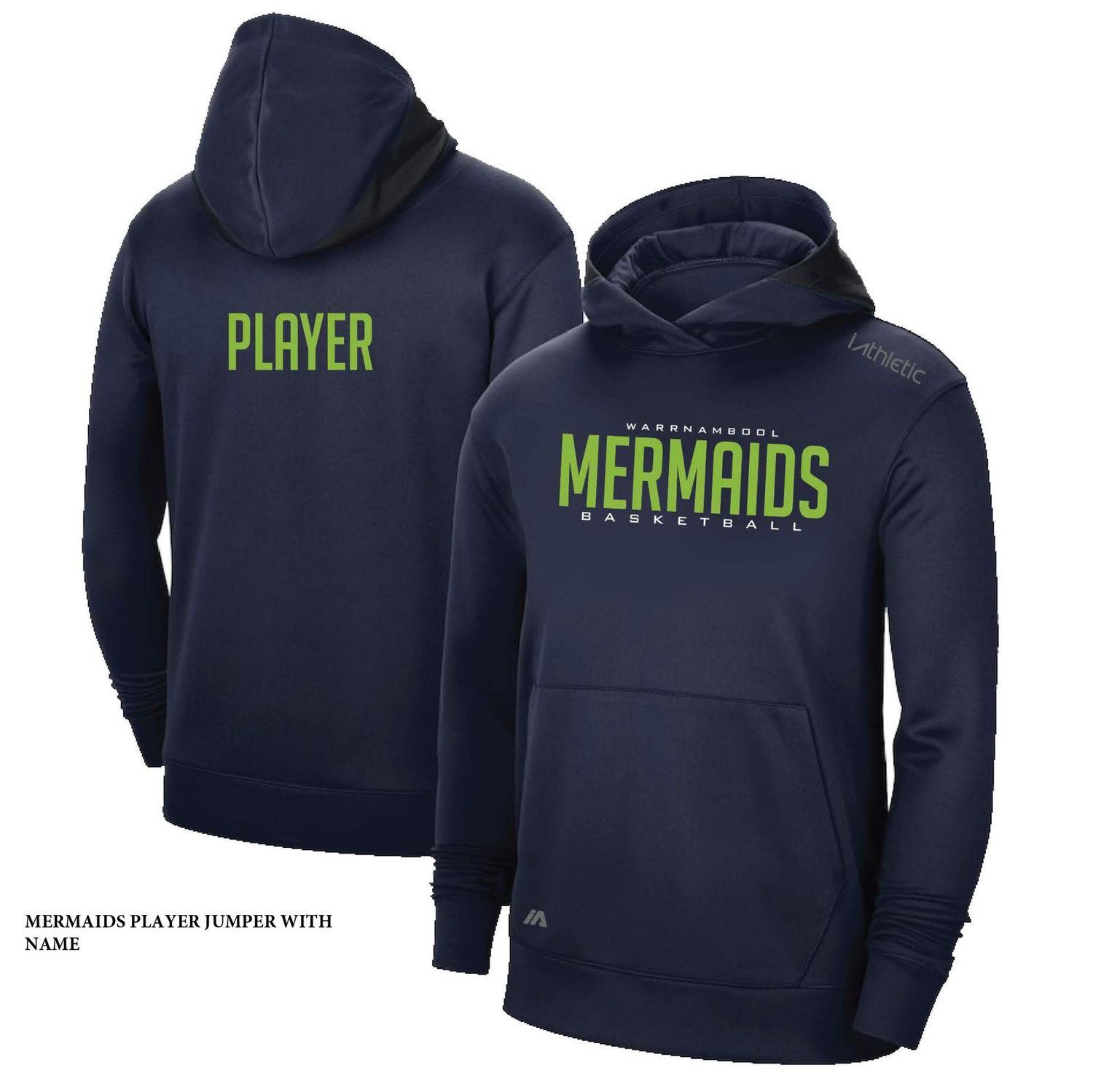 MERMAIDS PLAYER JUMPER WITH NAME
