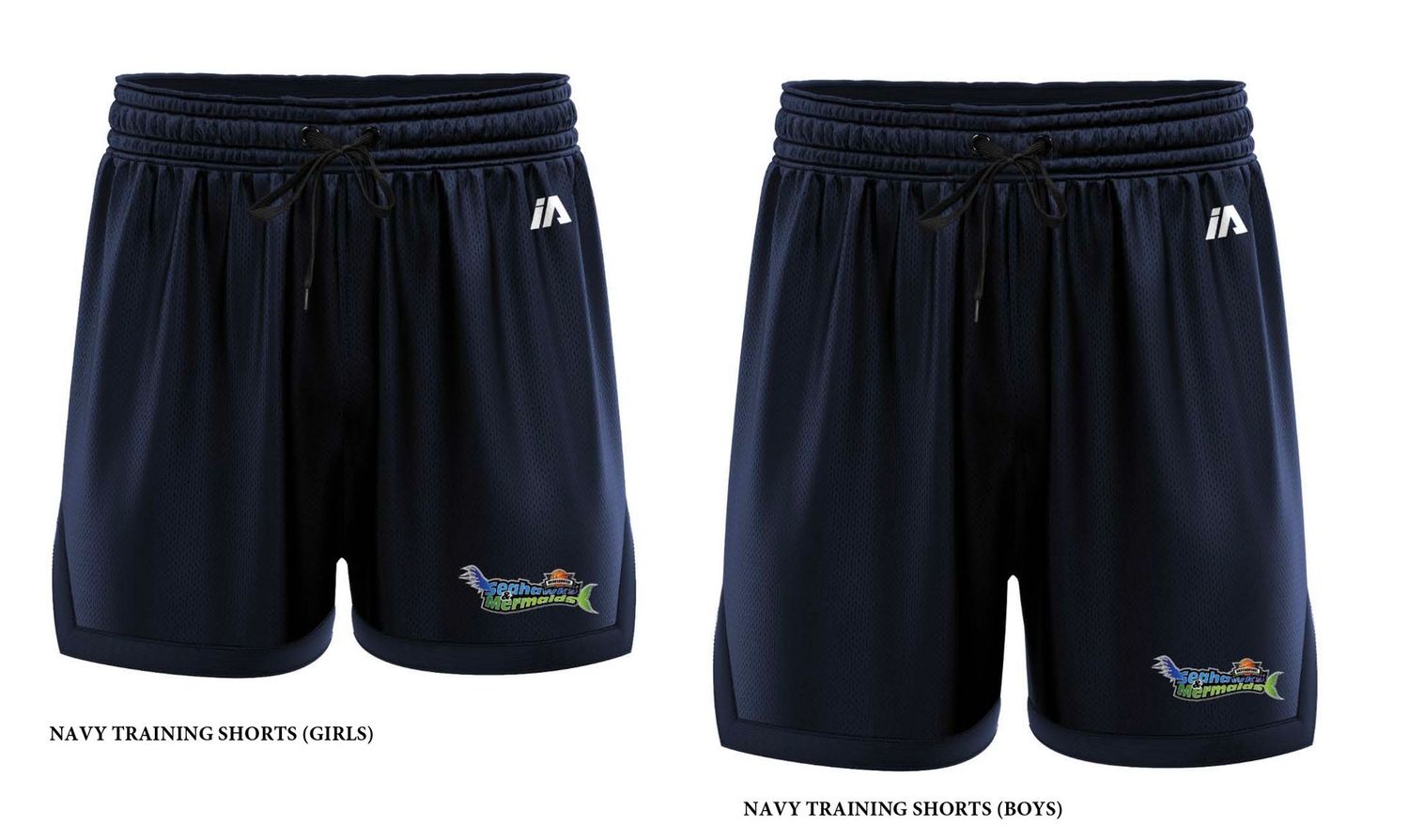 NAVY TRAINING SHORTS