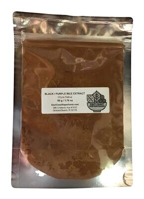 Black / Purple Rice Extract Powder from East Coast Superfoods 50 g / 1.76 oz