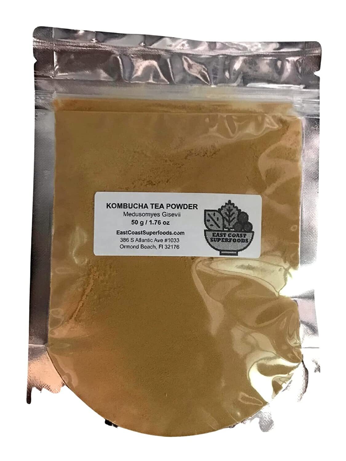 Kombucha Live Culture Tea 10:1 Concentrate from East Coast Superfoods 50 g /1.76 oz