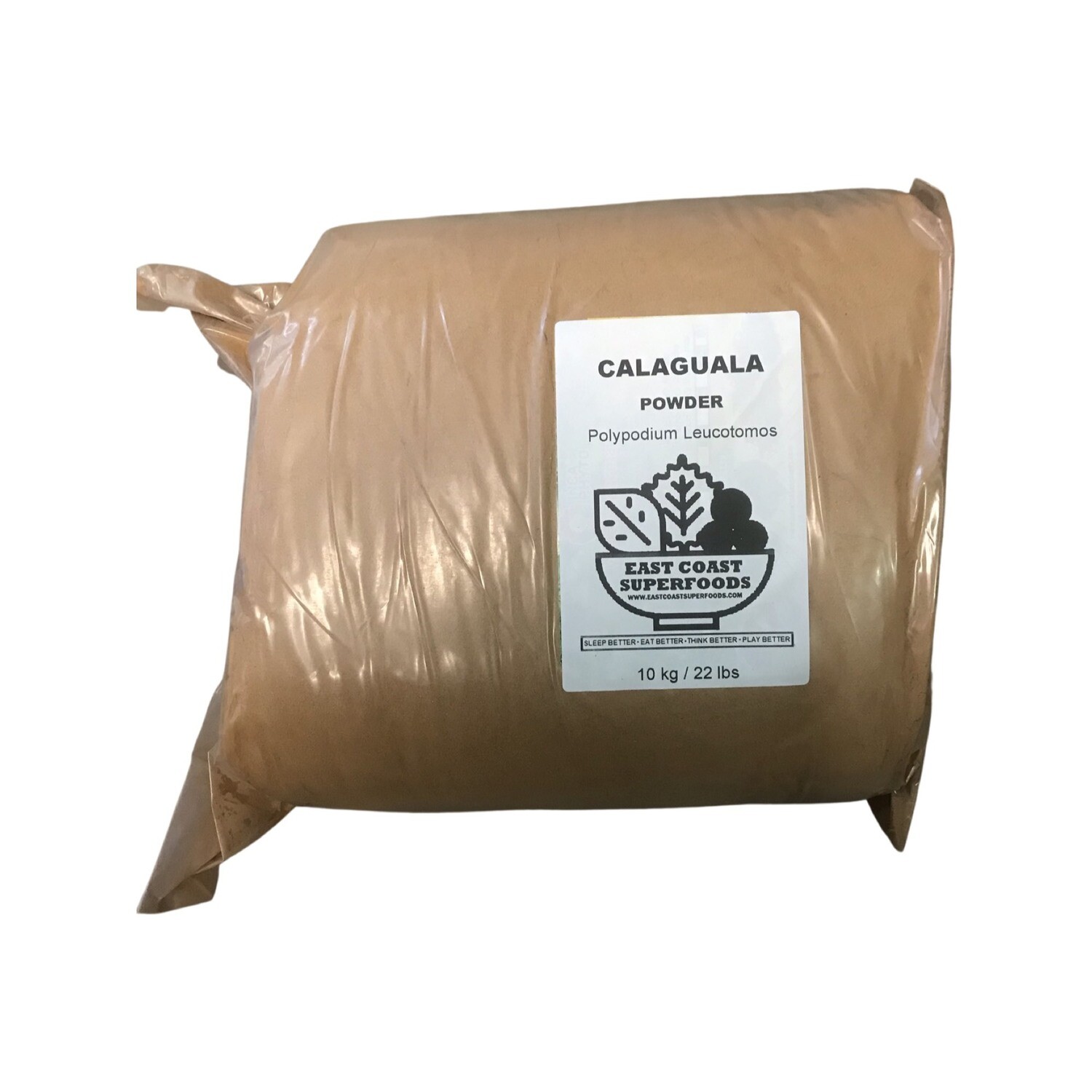 Calaguala Kalawalla Rhizome Powder Polypodium Leucotomos from East Coast Superfoods 10 kg / 22 lbs