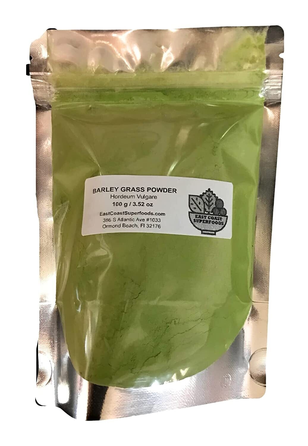 Barley Grass Powder from East Coast Superfoods 100 g / 3.52 oz