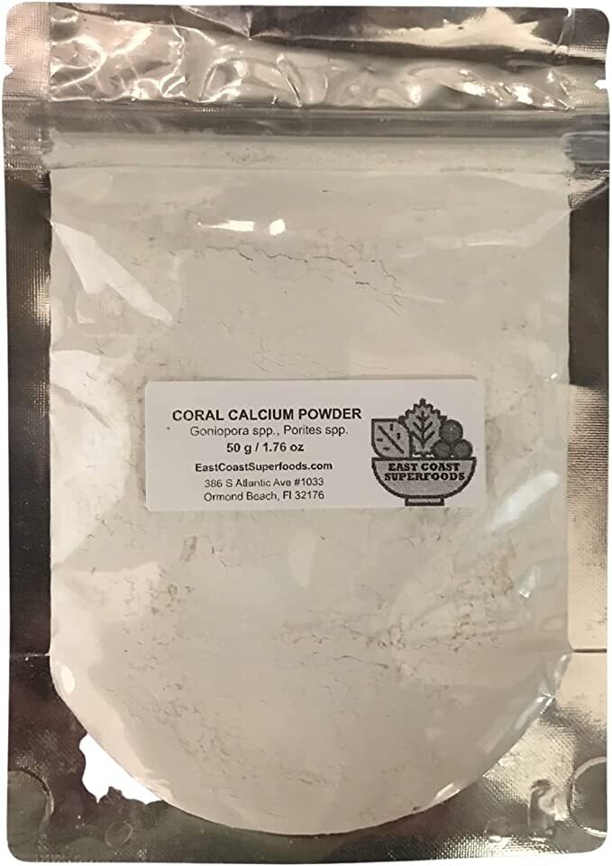 Coral Calcium Powder from East Coast Superfoods 50 g / 1.76 oz