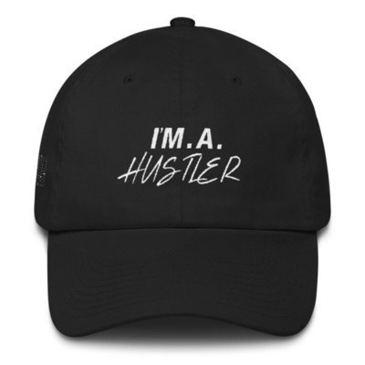 I'm A Hustler Premium Black Dad Hat I'm A Hustler Premium Black Dad Hat