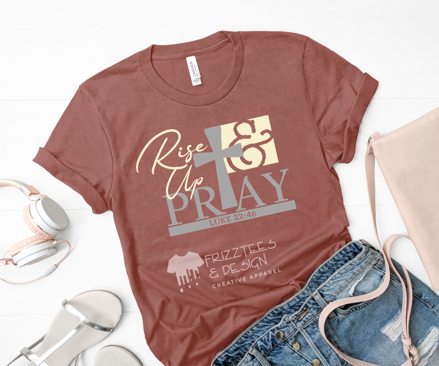 RISE UP &amp; PRAY TEE