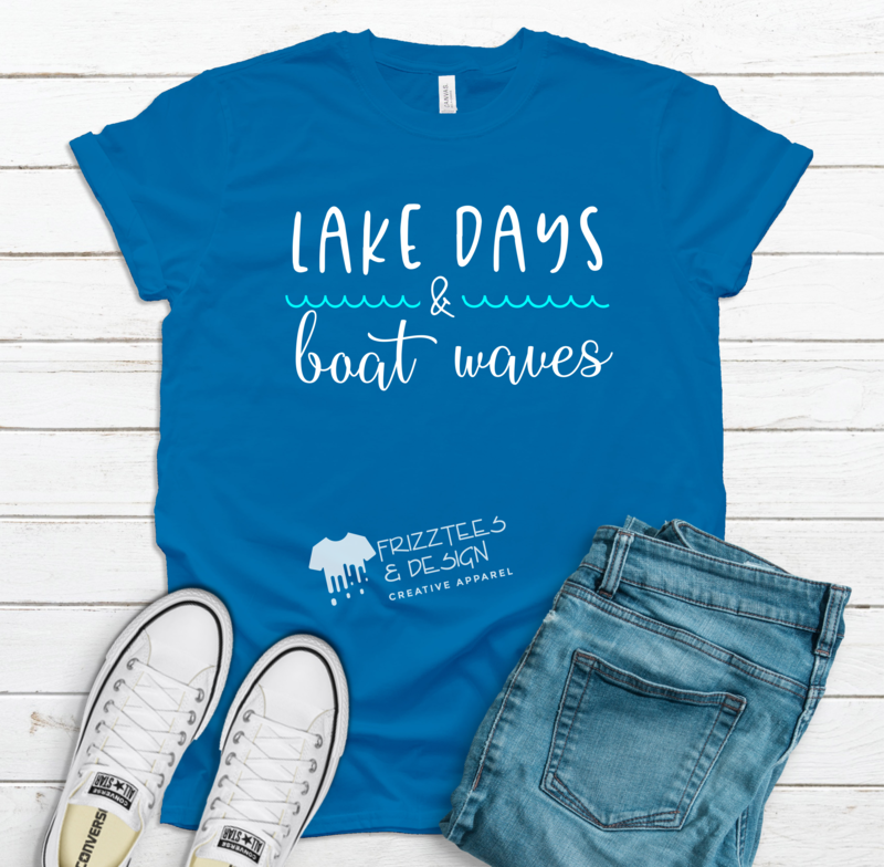 LAKE DAYS &amp; BOAT WAVES TEE