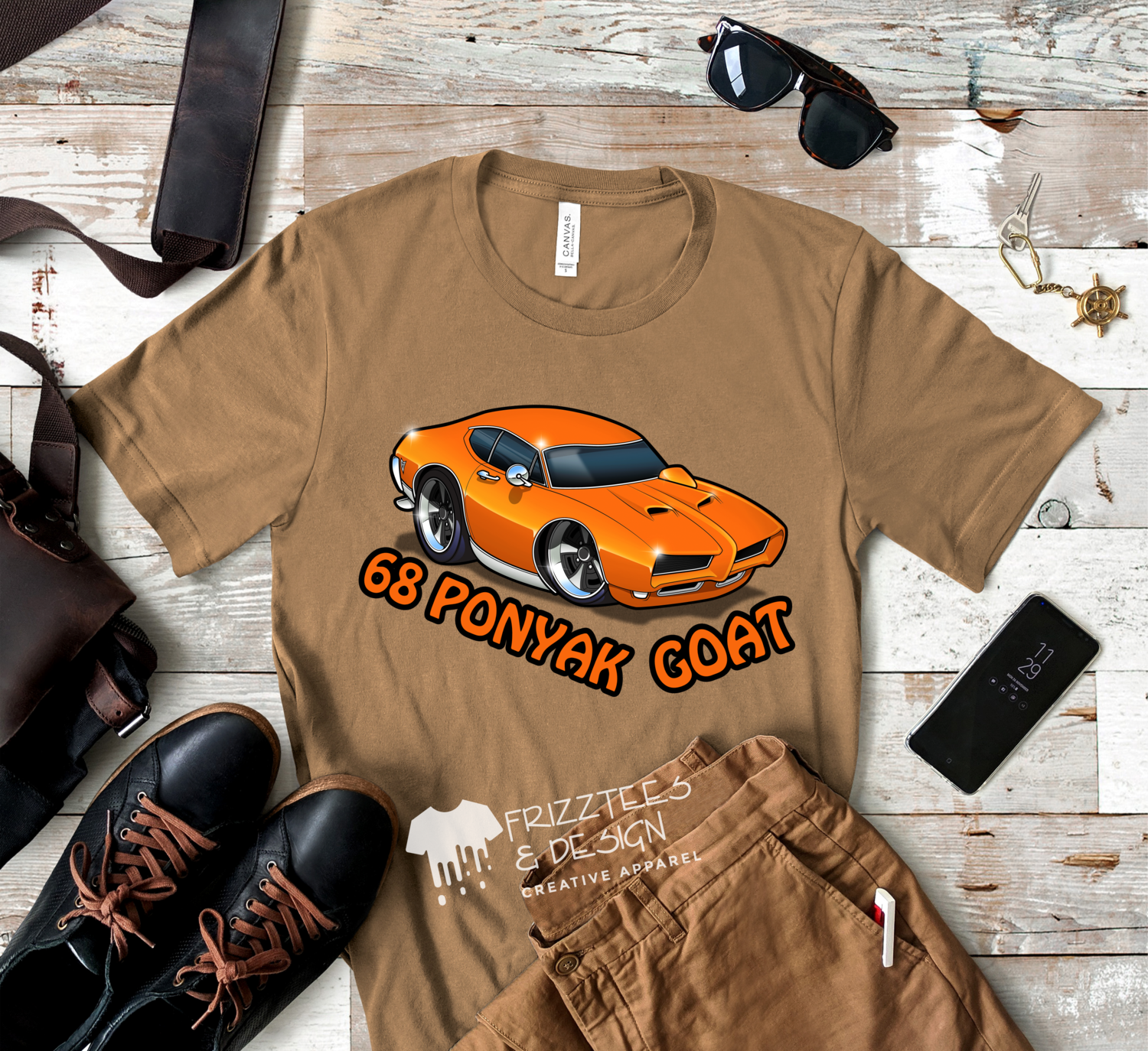 68 PONYAK GOAT CLASSIC CAR TEE