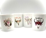 SOUTHERN WOMAN COFFEE MUG SET (4)