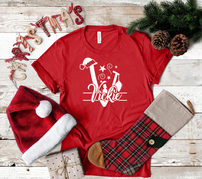 MONOGRAM CHRISTMAS TEES