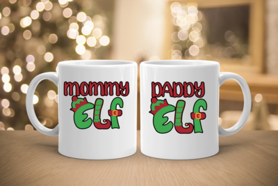 FAMILY ELF MUGS