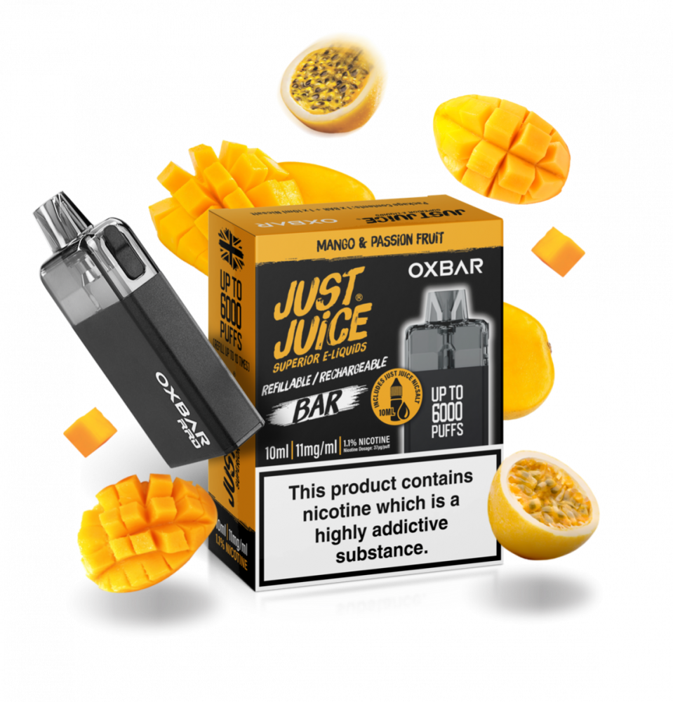 Just Juice x OXBAR RRD - Mango &amp; Passion Fruit
