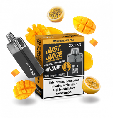Just Juice x OXBAR RRD - Mango &amp; Passion Fruit