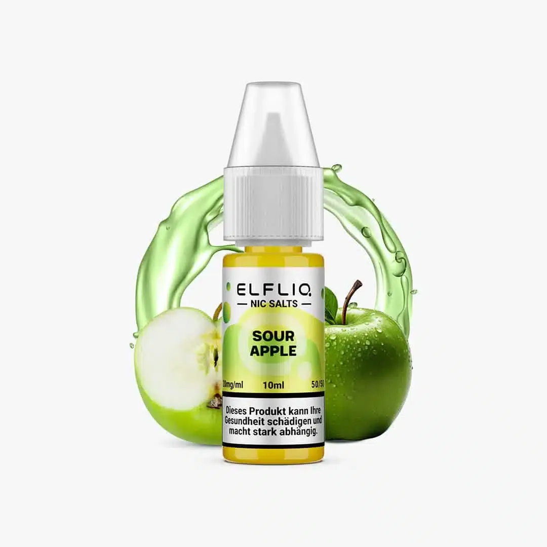 ELFLIQ Nic Salts – Sour Apple (Kisela Jabuka) by Elf Bar
