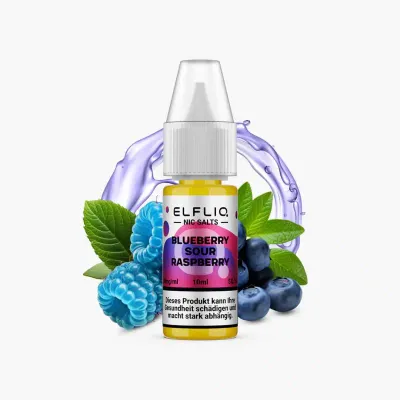 ELFLIQ Nic Salts – Blueberry Sour Raspberry (Borovnica Kisela Malina) by Elf Bar
