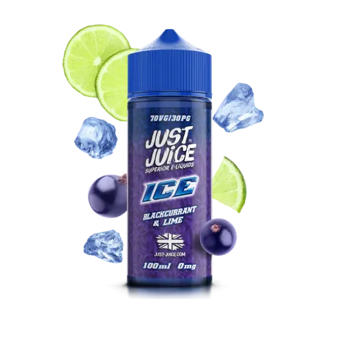 Just Juice ICE: Blackcurrant &amp; Lime 120ml
