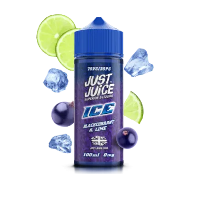 Just Juice ICE: Blackcurrant &amp; Lime 120ml