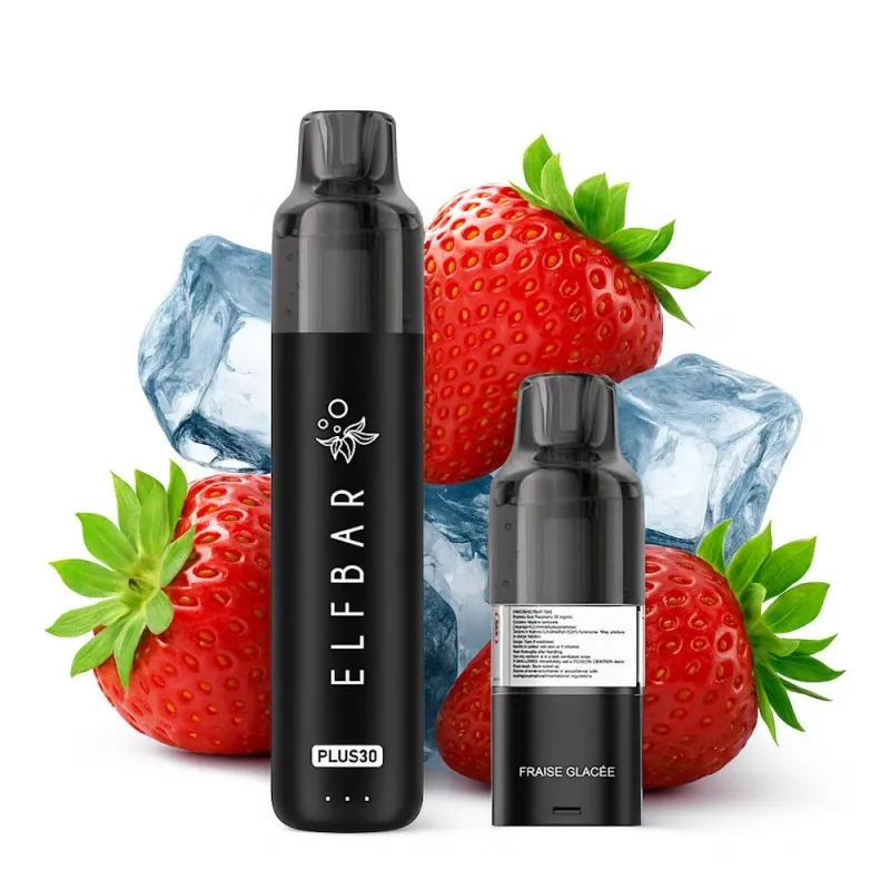 ELF BAR PLUS30 – 30.000 Pufova (Strawberry Ice )