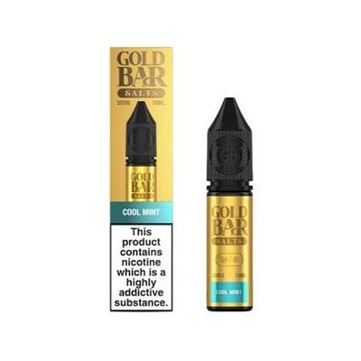 Gold Bar 10ml nic salts Cool Mint