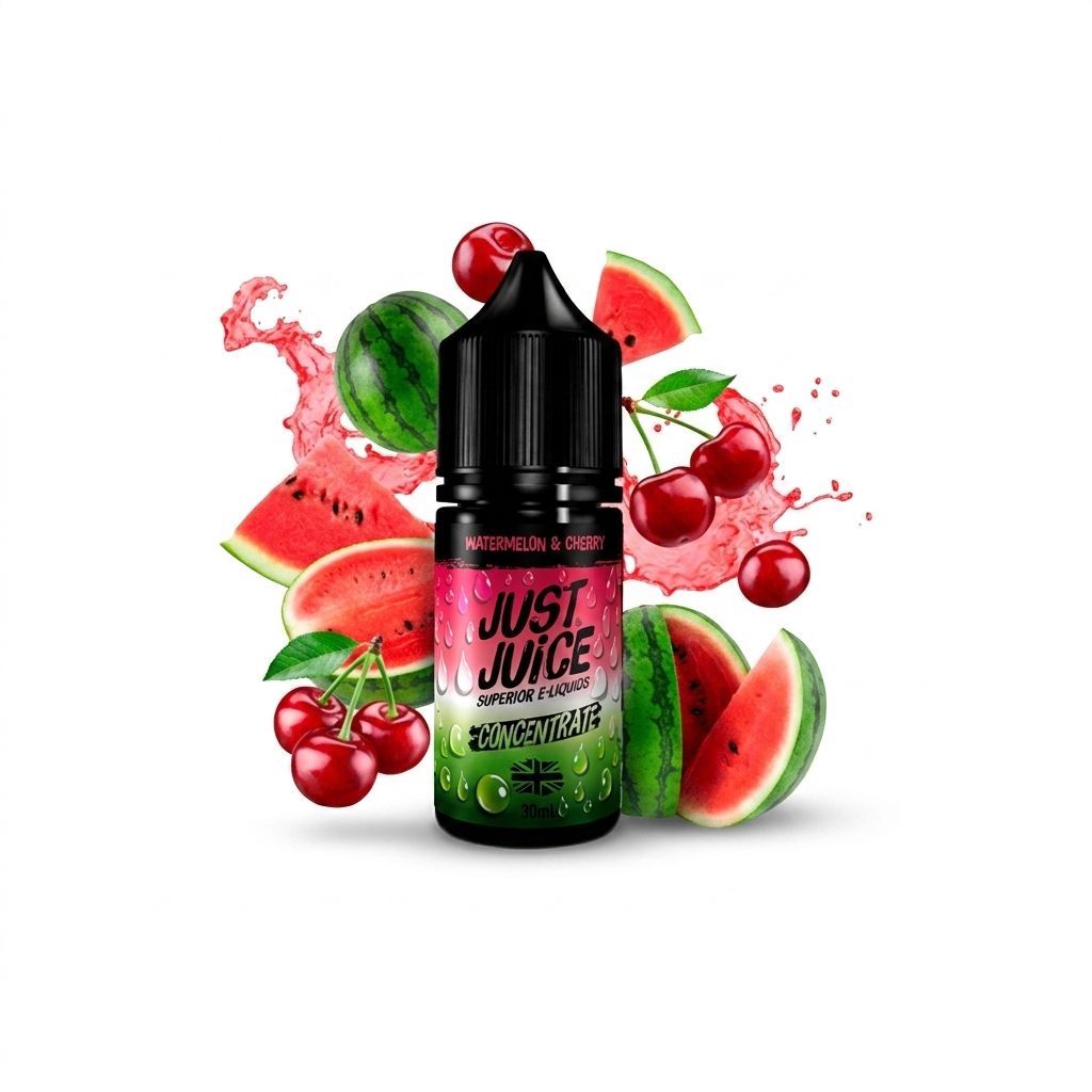 🍉 Just Juice – Watermelon &amp; Cherry 30ml (Koncentrat) 🍒