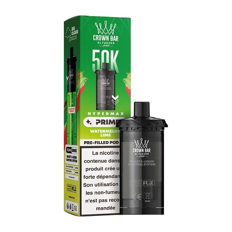 Al Fakher Crown Bar 50K Hypermax Prime Watermelon Lime – Zamjenski Ketridž