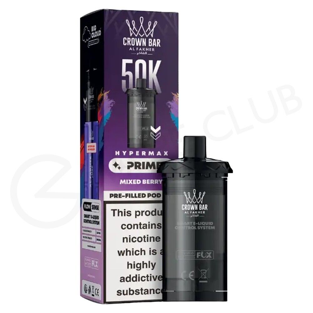 Al Fakher Crown Bar 50K Hypermax Prime Mixed Berry – Zamjenski Ketridž