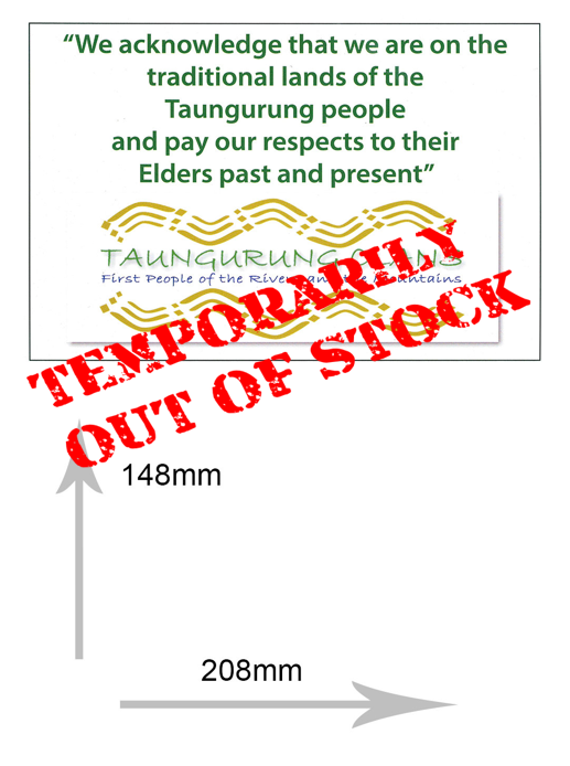 Acknowledgement Plaque - Small 00004