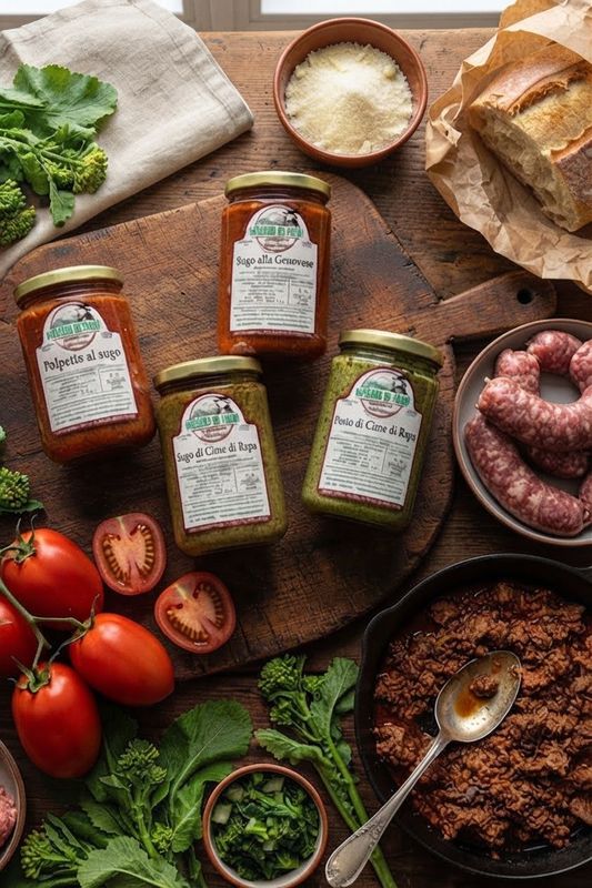 Sugo Artigianale a Base di Carne  -  Azienda Familiare Oliveto - Calabria - Castrovillari 